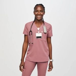Figs Mauve Catarina Top